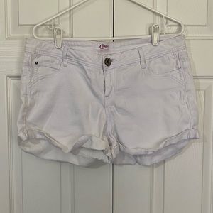 Candie's White Denim Jean Shorts Size 11
